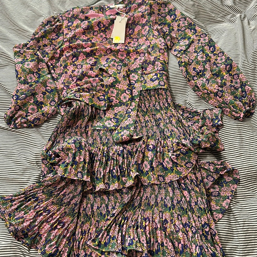 Pretty Floral Pink Dress